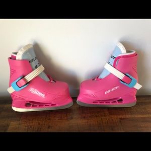 Bauer Pink Toddler 6 / 7 hockey skates